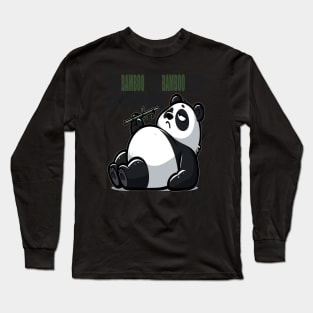 Sleepy Panda - The Bambootastic Nap Enthusiast Long Sleeve T-Shirt